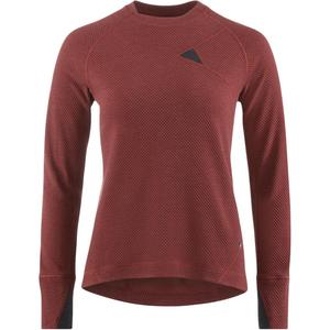 Футболка женская с рукавом реглан быстросохнущая Klattermusen, красный