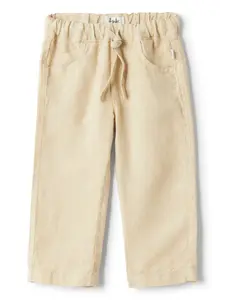 Брюки с кулиской Il Gufo, нейтральный