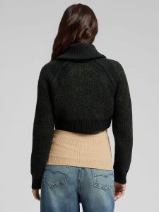 Укороченный свитер на молнии