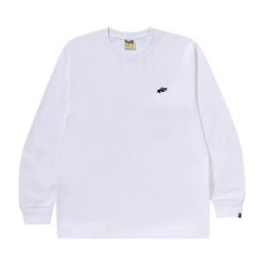 Футболка BAPE Sta One Point Long-Sleeve Tee, White