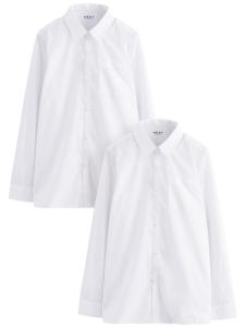 Рубашка на пуговицах классического кроя Next, белый