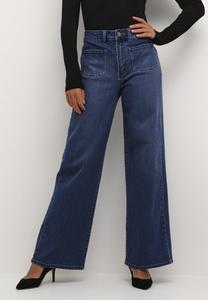 Джинсы-клеш Kaffe, цвет medium blue washed denim