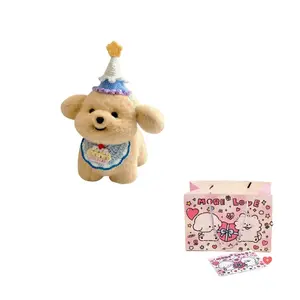 Плюшевая кукла Лаки Дресс Ап, универсальная и гордая голден ретривер, высота 20см/30см Fat Fat Dragon