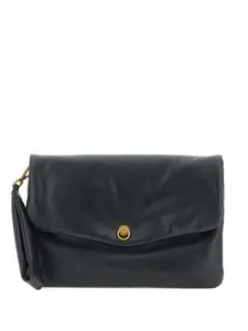 Клатч с откидным клапаном GIANNI CHIARINI, черный