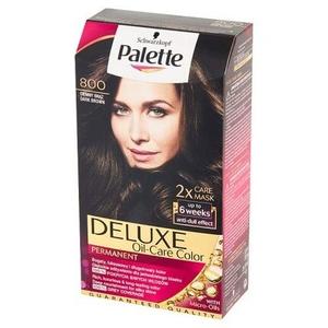 800 Темно-теплый коричневый перманентный цвет волос, Palette Deluxe