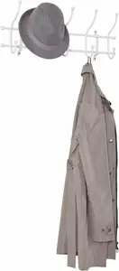 Вешалка для крючков для домашнего дела Home affaire 12х62х24 см, белый