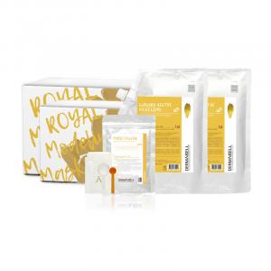 Золотая увлажняющая мягкая пленочная маска для лица успокаивающая, подтягивающая, увлажняющая, антиоксидантная, контролирующая жирность 1100g DERMABELL