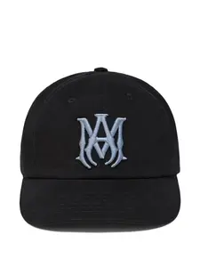 Джинсовая кепка с вышивкой MA Amiri, черный