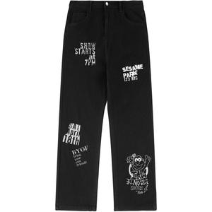 SESAME STREET Джинсы унисекс «УЛИЦА СЕЗАМ», Светло-синий