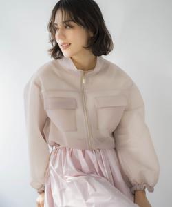 Прозрачная картонная куртка Noela, цвет Beige