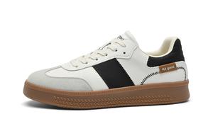 HLA Низкие скейтерские кроссовки мужские бело-черные, цвет White Black