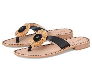 Сандалии Jack Rogers Cay Thong Sandal, Black/Natural