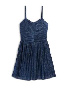 Платье Sabrina для девочки в мерцающем синем цвете KatieJnyc