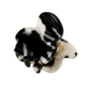 Заколка для волос hara mini haarklammer Soho, black marble, количество 1 шт.