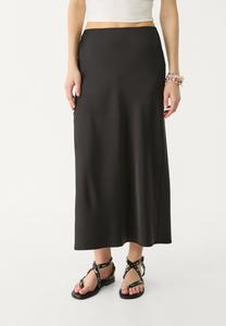 Юбка макси Stradivarius, черный