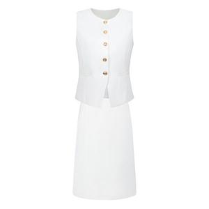 Женский костюм-двойка: безрукавка и юбка-карандаш Inspire Chic