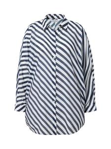 Блузка-рубашка темно-синего цвета Studio Untold