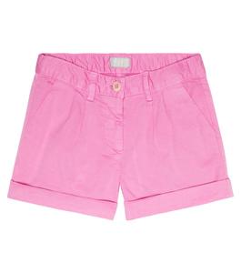 Шорты-бермуды из хлопкового габардина Il Gufo, розовый