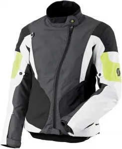 Женская мотоциклетная куртка Scott Technit DP, серо-желтая, 2016 год, Grau/Gelb