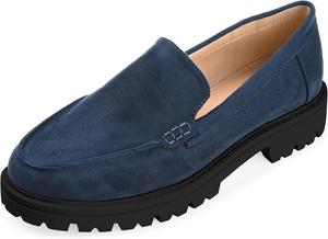 Женские лоферы Journee Comfort System Erika среднего и широкого размера Journee Collection, темно-синий