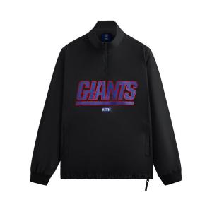Куртка Kith For The NFL: Giants Nylon Quarter Zip Mock Neck, Black