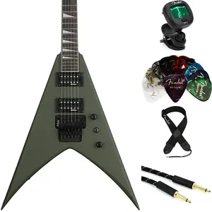 Jackson JS Series King V JS32 Essentials Bundle - Матовый армейский хаки