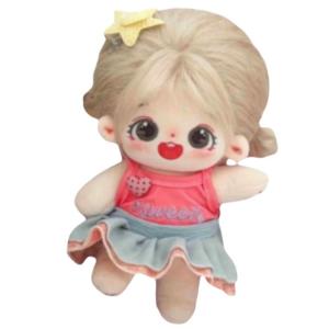 Кукла Love Of Wormwood из хлопка, реверсивная, со скелетом, плюшевая кукла высотой 20 см AIQINGCAOZHILIAN(WANJU)