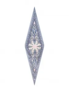 Шарф с узором пейсли Etro, синий