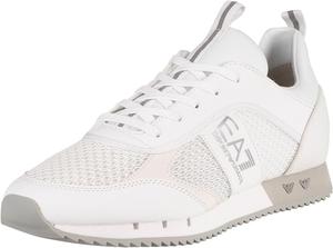 Мужские плетеные кроссовки EA7, черно-белые