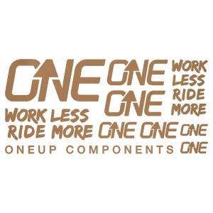 Лист с наклейками для бара Oneup Components, Matte Bronze