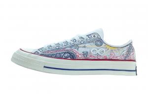 Converse Chuck 70 Abrasion Resistant Low top Canvas Shoes Men's White