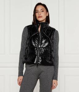 Пуховик Marc Cain Loose Fit без рукавов, черный