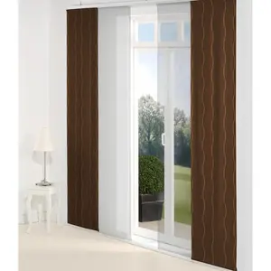 Штора-шарнир Sepino, 1 шт., на каретке Wirth, оранжевый