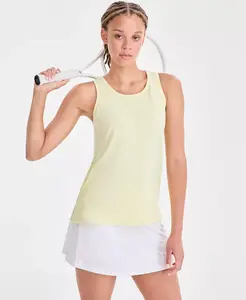 Женская спортивная майка-борцовка для мышц ID Ideology, желтый