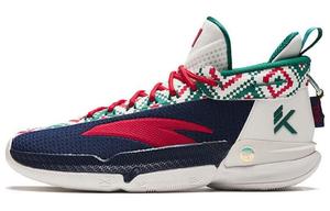 Баскетбольные кроссовки KT9 мужские, среднего размера, черные/белые Anta