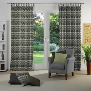 Штора Benewitz с петлями, 1 шт. Wirth, Moosgrün