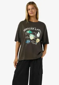 Футболка с принтом Noisy May, Chocolate Brown