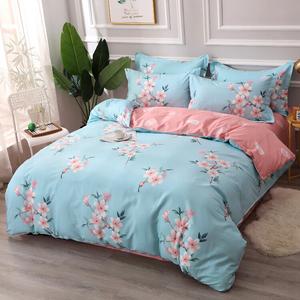 Fuanna Пододеяльник 150х200 см из 100% хлопка, рисунок Ten Miles of Peach Blossoms