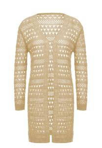 Вязаный кардиган caspio, бежевый