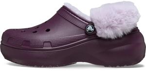 Сабо Crocs, пастельно-фиолетовый/темно-фиолетовый