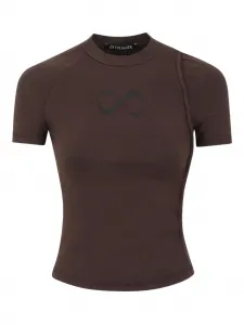 Футболка с круглым вырезом Ottolinger, коричневый