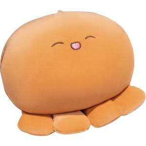 Плюшевая кукла Squidward Tentacles, высота 35 см ZITONG, коричневый