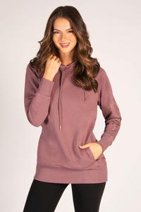 Женская удлиненная толстовка с логотипом Pineapple, коричневый