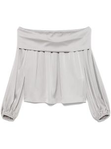 D.Exterior атласная блузка, серый