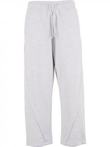 Спортивные брюки DEF серого меланжа DEF