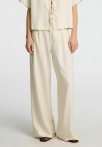 Брюки SLFNATUK MW WIDE Selected Femme, белый