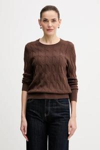 Шерстяной свитер Tommy Hilfiger, коричневый