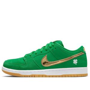 Кроссовки sb dunk low Nike, зеленый