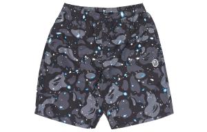 Повседневные шорты Ape Head Series для мужчин, черные A Bathing Ape, черный