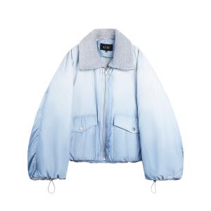 ELLE Пуховик Women's Blue Moderate Puffer